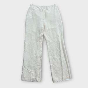 Linen/Silk Blend Coastal Chic Pants Size 0